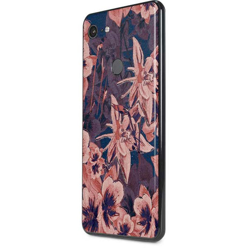 Dark Tapestry Floral Google Pixel 3 XL Skin